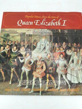 Camerata of London Popular Music from the time of Queen Elizabeth I record album